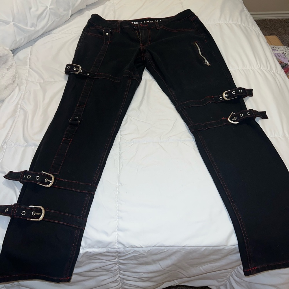 Black Gothic Style Pants